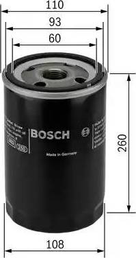 BOSCH 0 451 104 018 - Filtro olio www.autoricambit.com