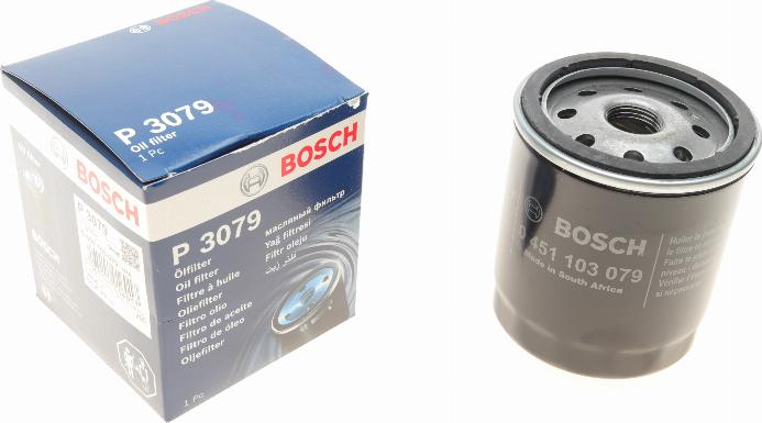 BOSCH 0 451 103 079 - Filtro olio www.autoricambit.com