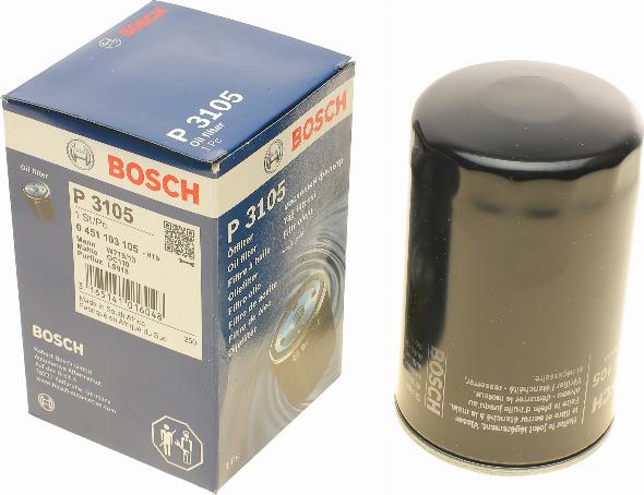 BOSCH 0 451 103 105 - Filtro olio www.autoricambit.com