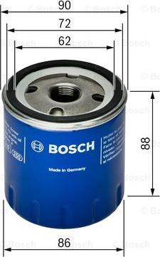 BOSCH 0 451 103 189 - Filtro olio www.autoricambit.com