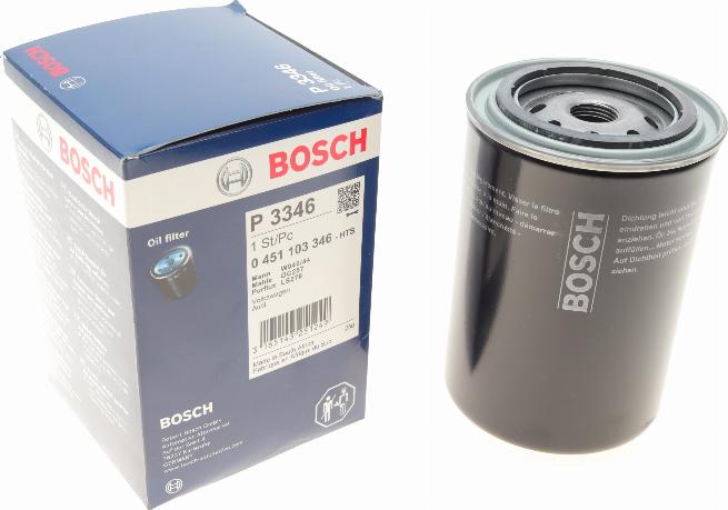 BOSCH 0 451 103 346 - Filtro olio www.autoricambit.com