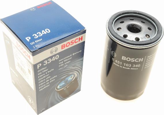 BOSCH 0 451 103 340 - Filtro olio www.autoricambit.com