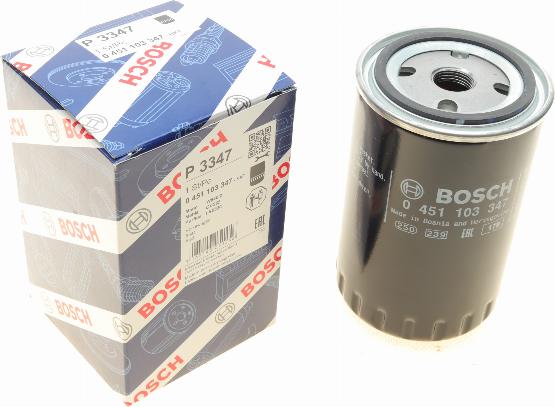 BOSCH 0 451 103 347 - Filtro olio www.autoricambit.com