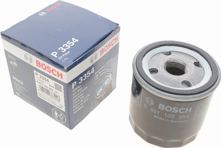 BOSCH 0 451 103 354 - Filtro olio www.autoricambit.com