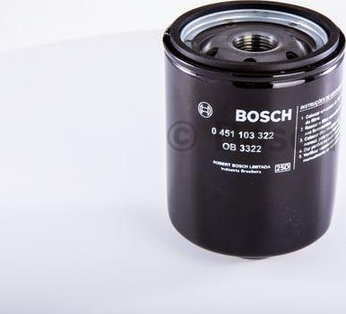 BOSCH 0 451 103 322 - Filtro olio www.autoricambit.com