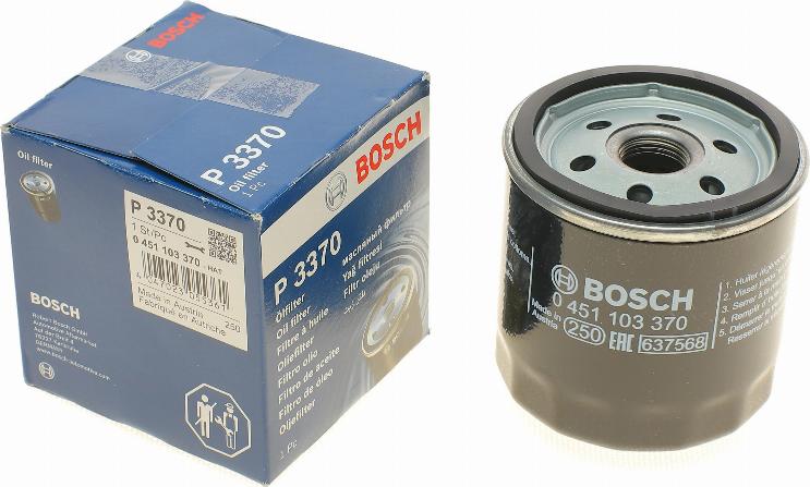 BOSCH 0 451 103 370 - Filtro olio www.autoricambit.com