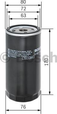 BOSCH 0 451 103 249 - Filtro olio www.autoricambit.com