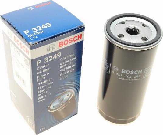 BOSCH 0 451 103 249 - Filtro olio www.autoricambit.com