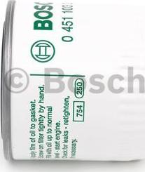 BOSCH 0 451 103 260 - Filtro olio www.autoricambit.com