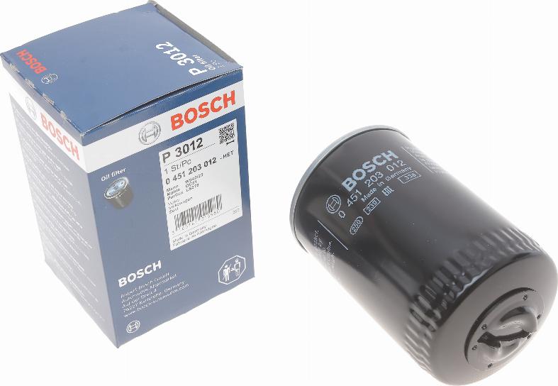 BOSCH 0 451 203 012 - Filtro olio www.autoricambit.com