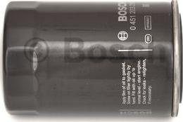 BOSCH 0 451 203 218 - Filtro olio www.autoricambit.com