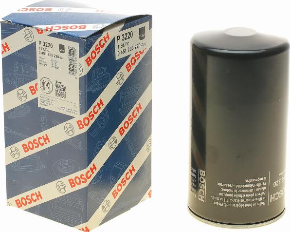 BOSCH 0 451 203 220 - Filtro olio www.autoricambit.com