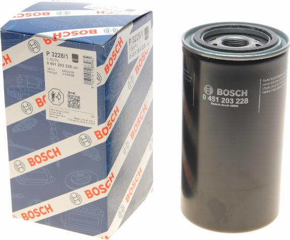 BOSCH 0 451 203 228 - Filtro olio www.autoricambit.com