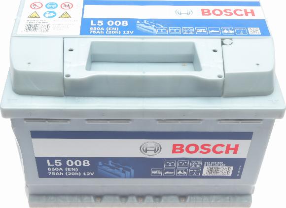 BOSCH 0 092 L50 080 - Batteria avviamento www.autoricambit.com