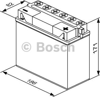 BOSCH 0 092 M4F 410 - Batteria avviamento www.autoricambit.com