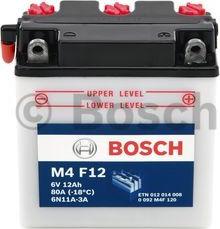 BOSCH 0 092 M4F 120 - Batteria avviamento www.autoricambit.com