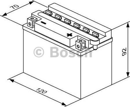 BOSCH 0 092 M4F 170 - Batteria avviamento www.autoricambit.com