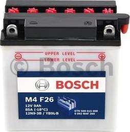 BOSCH 0 092 M4F 260 - Batteria avviamento www.autoricambit.com