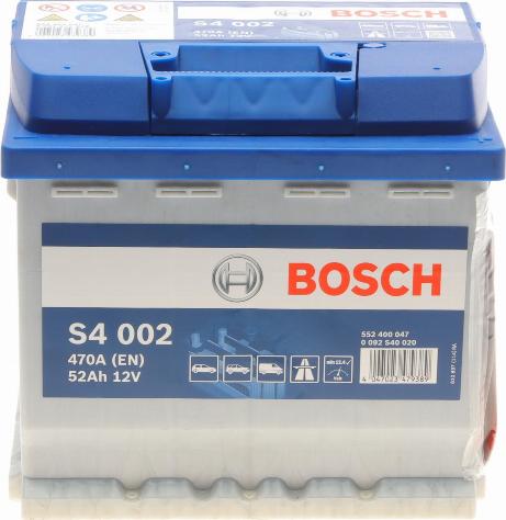 BOSCH 0 092 S40 020 - Batteria avviamento www.autoricambit.com