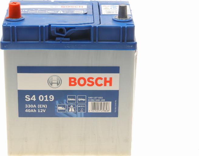 BOSCH 0 092 S40 190 - Batteria avviamento www.autoricambit.com