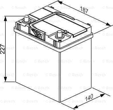 BOSCH 0 092 S40 180 - Batteria avviamento www.autoricambit.com