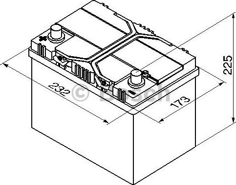 BOSCH 0 092 S40 250 - Batteria avviamento www.autoricambit.com