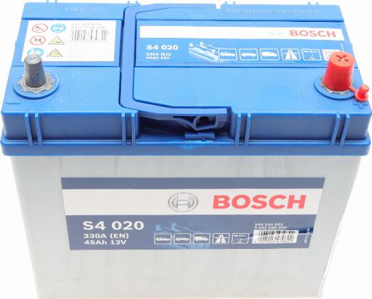 BOSCH 0 092 S40 200 - Batteria avviamento www.autoricambit.com