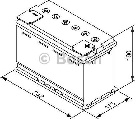 BOSCH 0 092 S60 050 - Batteria avviamento www.autoricambit.com