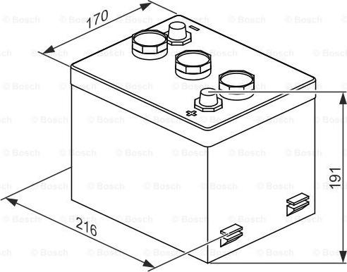 BOSCH 0 092 S30 610 - Batteria avviamento www.autoricambit.com