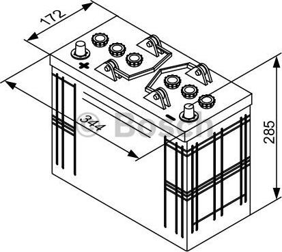 BOSCH 0 092 T30 410 - Batteria avviamento www.autoricambit.com