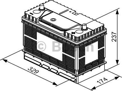 BOSCH 0 092 T30 520 - Batteria avviamento www.autoricambit.com