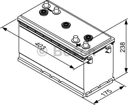 BOSCH 0 092 T30 640 - Batteria avviamento www.autoricambit.com