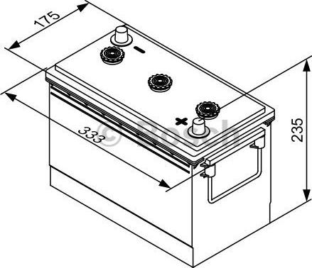 BOSCH 0 092 T30 630 - Batteria avviamento www.autoricambit.com