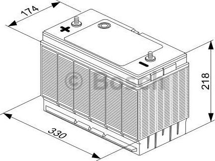 BOSCH 0 092 T30 340 - Batteria avviamento www.autoricambit.com