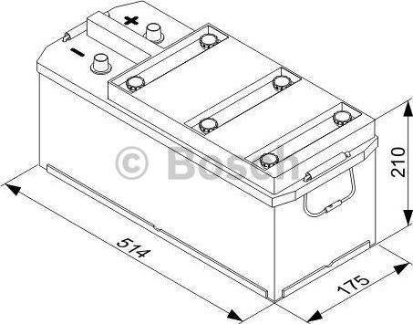 BOSCH 0 092 T30 450 - Batteria avviamento www.autoricambit.com