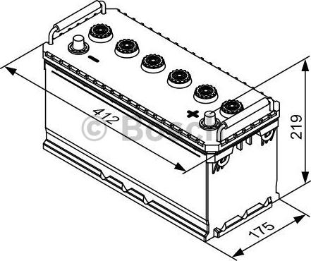 BOSCH 0 092 T30 730 - Batteria avviamento www.autoricambit.com