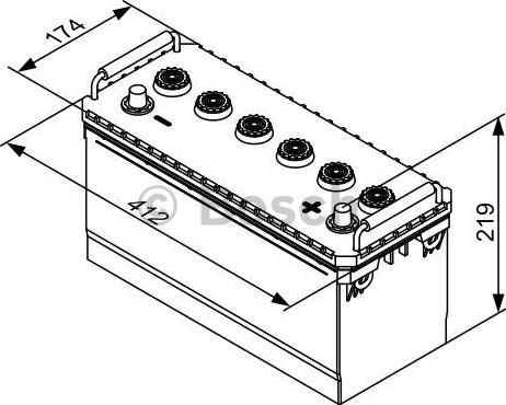 BOSCH 0 092 T30 720 - Batteria avviamento www.autoricambit.com