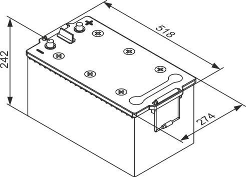 BOSCH 0 092 TA0 800 - Batteria avviamento www.autoricambit.com