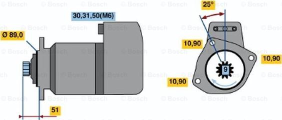 BOSCH 0 001 416 080 - Motorino d'avviamento www.autoricambit.com