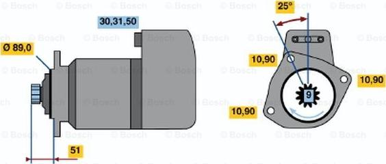 BOSCH 0 001 416 026 - Motorino d'avviamento www.autoricambit.com