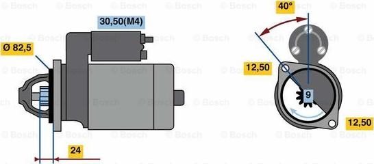 BOSCH 0 001 109 359 - Motorino d'avviamento www.autoricambit.com