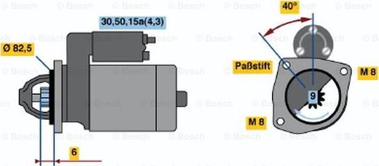 BOSCH 0 001 108 089 - Motorino d'avviamento www.autoricambit.com