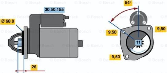 BOSCH 0 001 108 025 - Motorino d'avviamento www.autoricambit.com