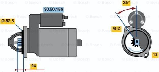 BOSCH 0 001 108 026 - Motorino d'avviamento www.autoricambit.com