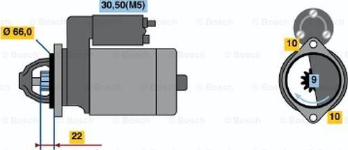 BOSCH 0 001 108 154 - Motorino d'avviamento www.autoricambit.com