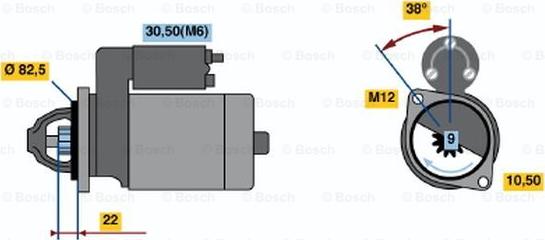 BOSCH 0 001 108 151 - Motorino d'avviamento www.autoricambit.com