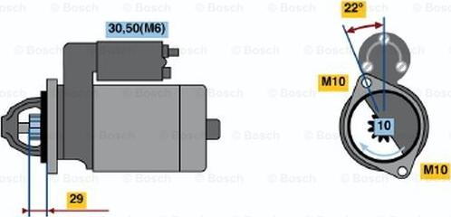 BOSCH 0 001 115 049 - Motorino d'avviamento www.autoricambit.com