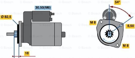 BOSCH 0 001 113 007 - Motorino d'avviamento www.autoricambit.com