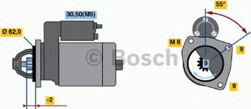 BOSCH 0001112041 - Motorino d'avviamento www.autoricambit.com