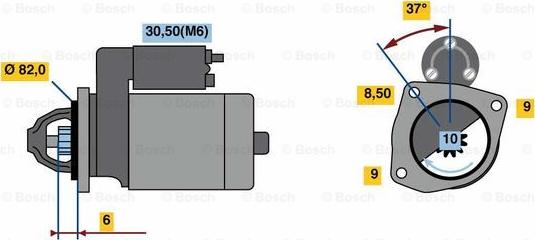 BOSCH 0 001 139 005 - Motorino d'avviamento www.autoricambit.com